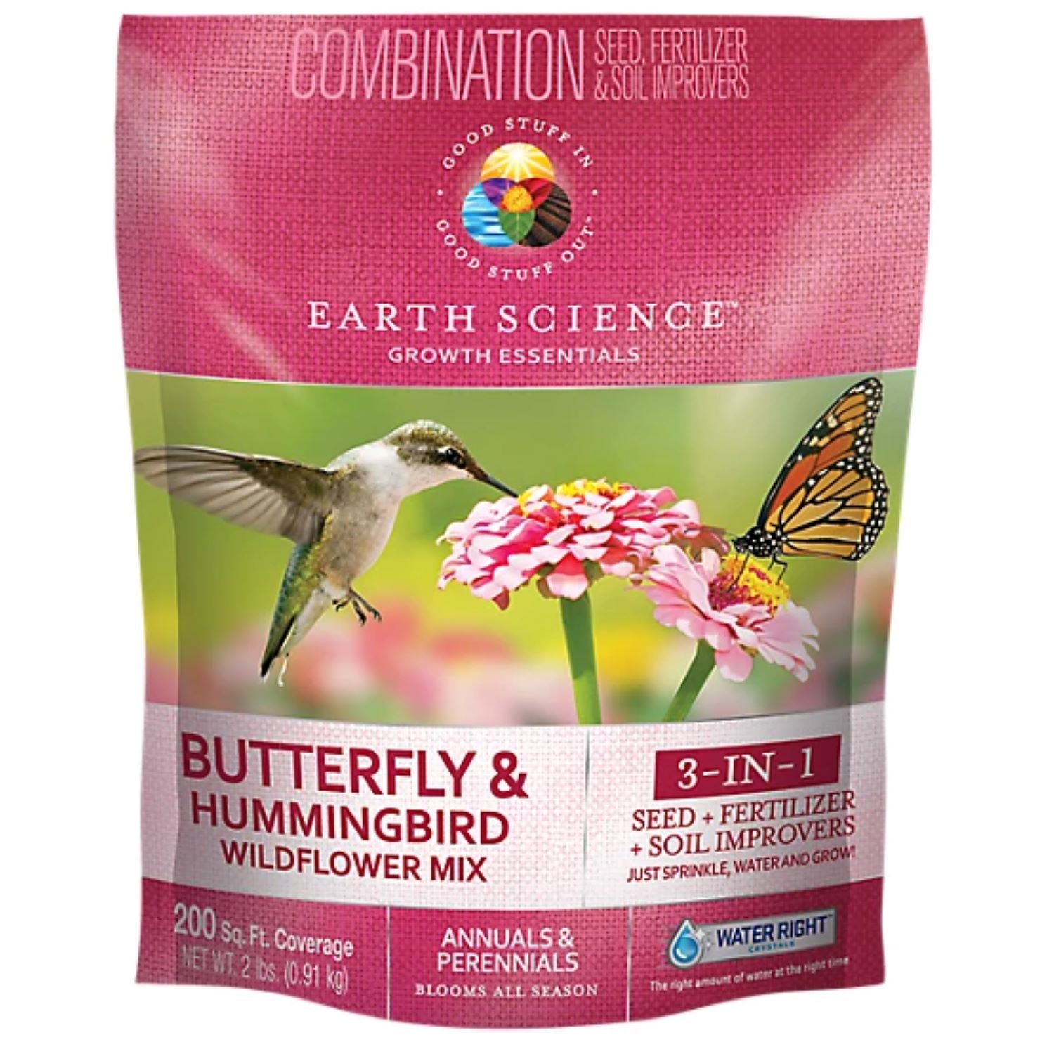 encap wildflower seeds Earth Science Butterfly & Hummingbird Wildflower Mix