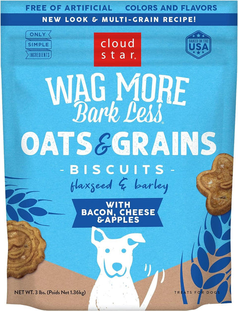 Wag More Bark Less Bacon, Cheese and Apple Oven Baked Dog Treats
