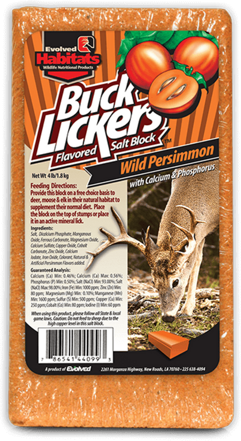 Buck Lickers Wild Persimmon Mineral Brick