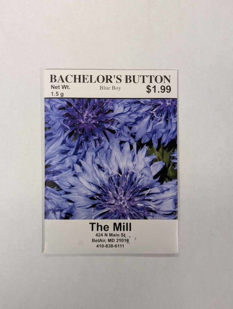 Packet of Blue Boy Bachelor's Button Seeds