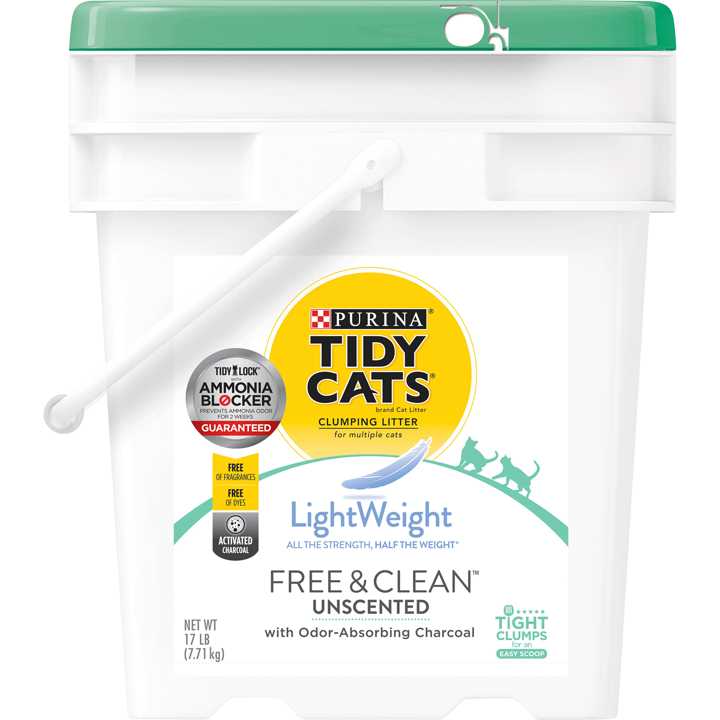 Tidy Cats® Free and Clean Low Dust Lightweight Clumping Cat Litter
