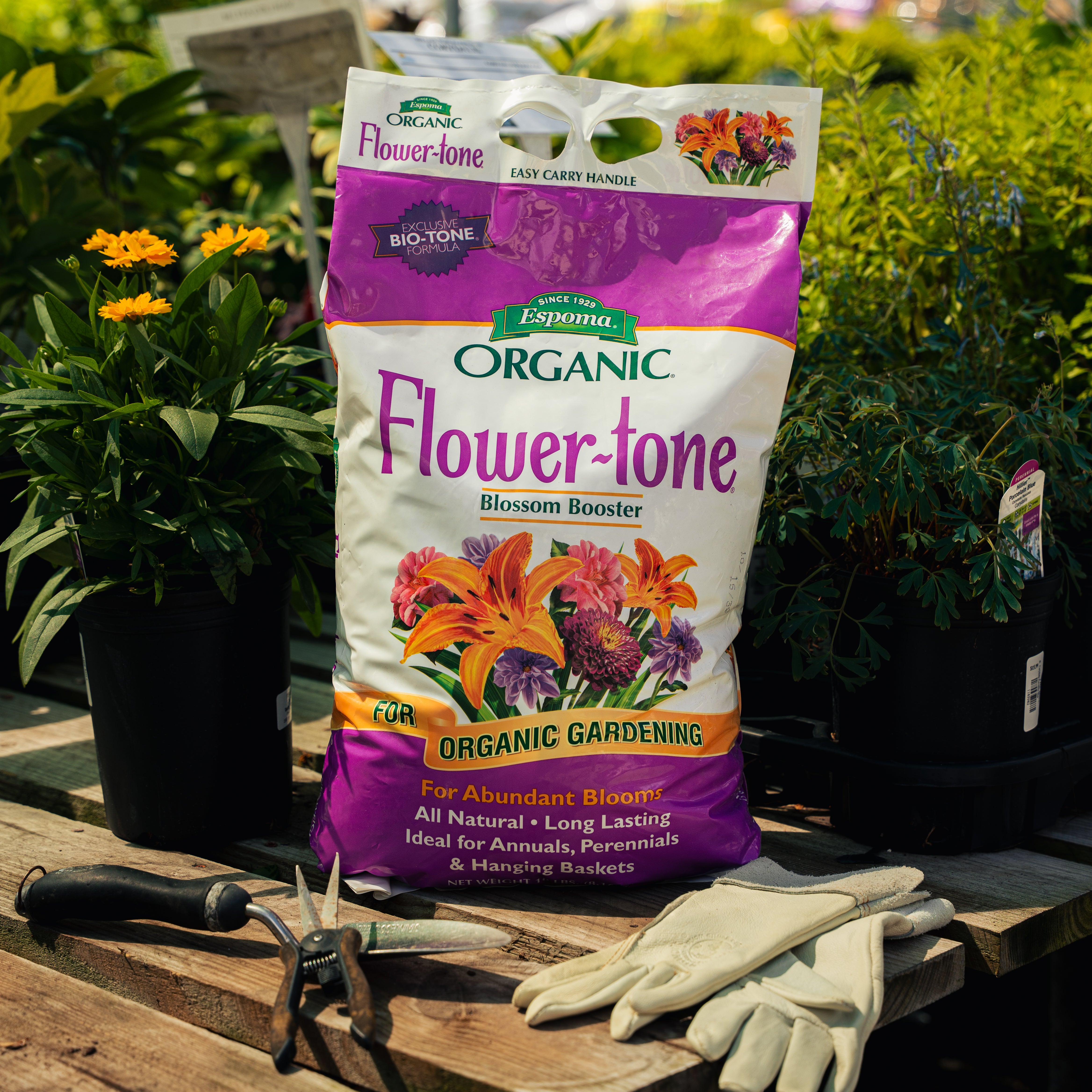 Espoma Flower-tone 3-5-7 Organic Fertilizer for Flowering Plants
