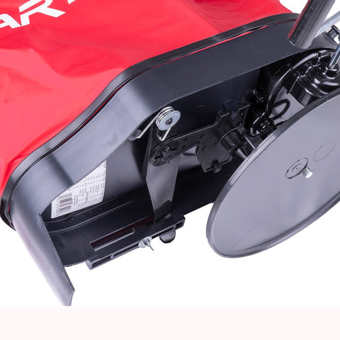 Up close of bag spreader