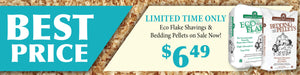 Eco Flake & Bedding Pellets on sale now, Best price around!