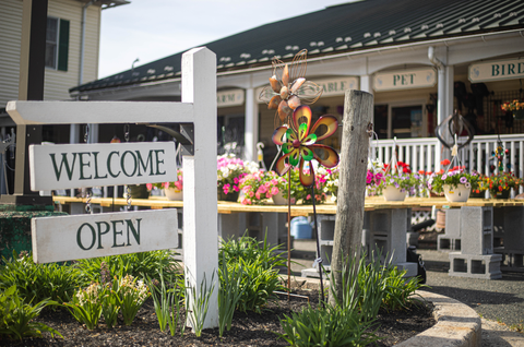 Open sign at The Mill of Bel Air