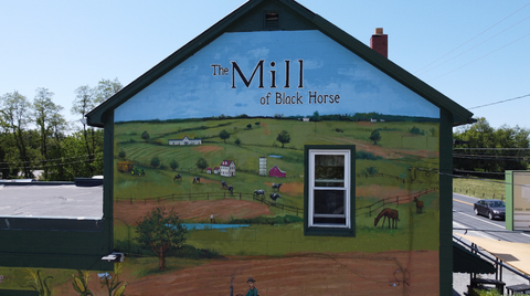 The Mill of Black Horse Mural