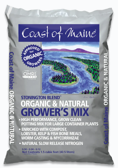 potting mix for cannabis Coast of Maine Stonington Blend Grower's Mix
