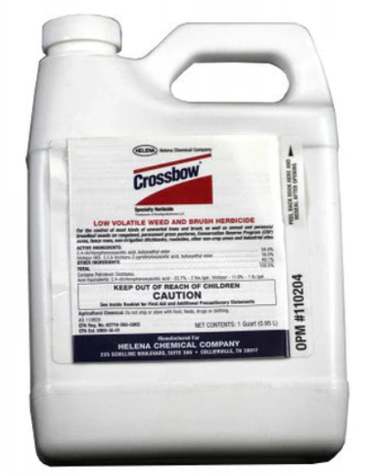 Crossbow herbicide quart jug