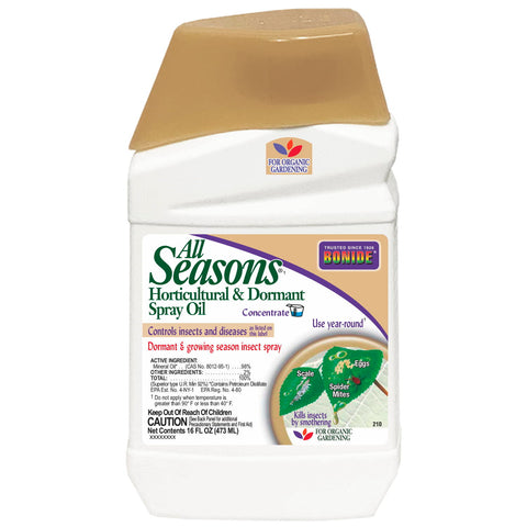 All Seasons Oil Concentrate - Bonide Horticultural & Dormant Oil
