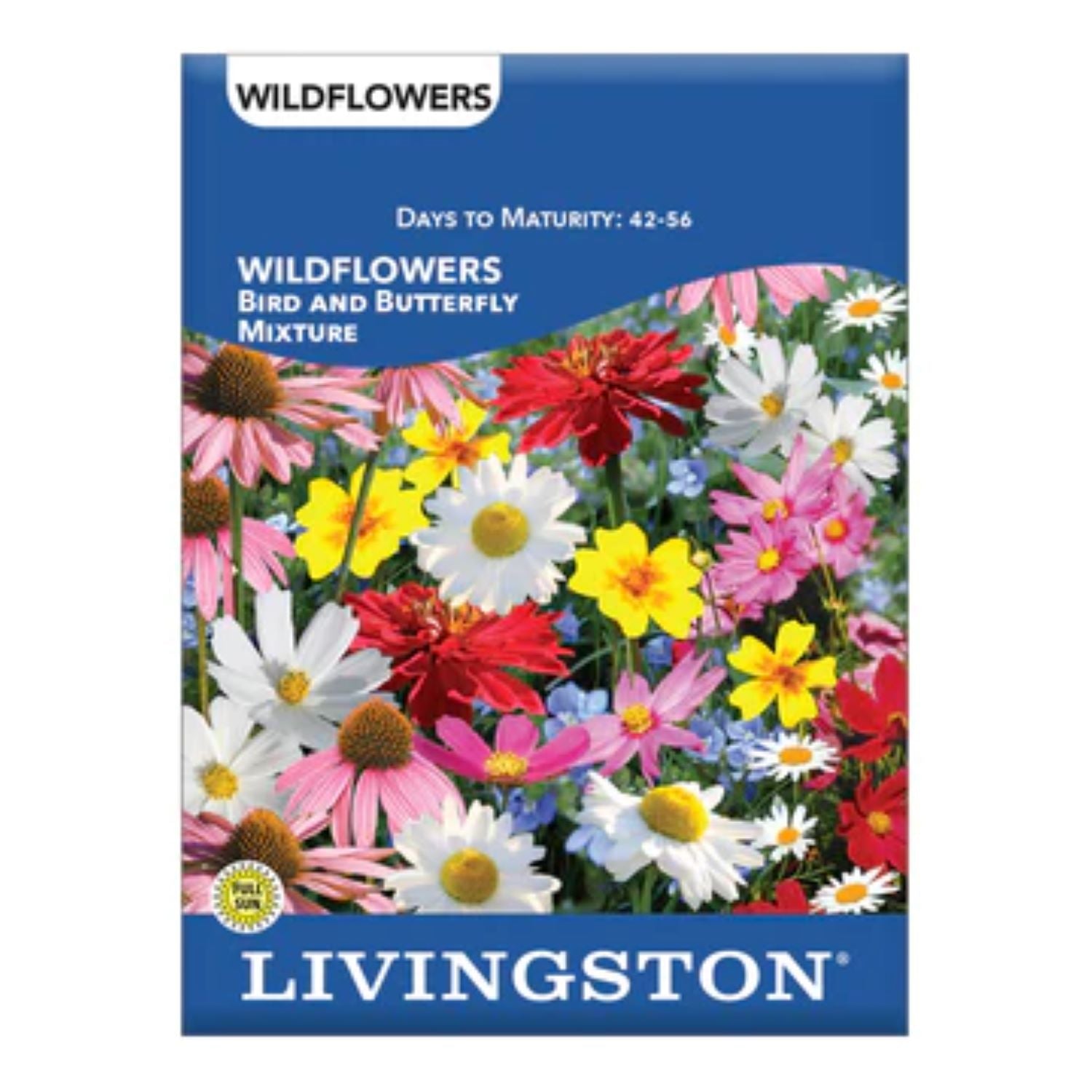 livingston flower seeds Livingston Bird and Butterfly Wildflower Mix Seed Packet