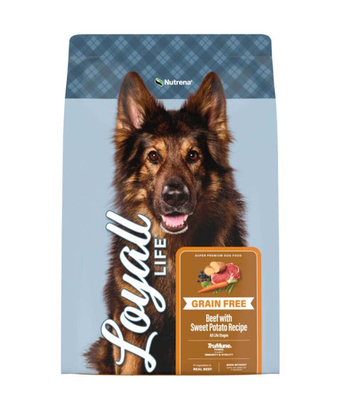 Bag of Loyall Life Beef with Sweet Potato Dog Food