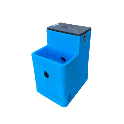 Miraco Lil Spring Single-Sided Livestock Waterer (Blue) | The Mill