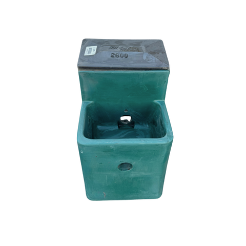 Miraco Lil Spring Single-Sided Green Livestock Waterer