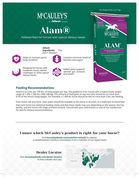 McCauley's Alam Sale Sheet