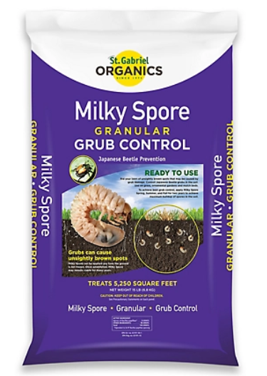 15 lb purple bag of Milky Spore Japanese Beetle grubs control