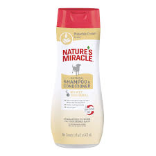 Bottle of Natures Miracle Shampoo