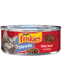 Friskies Shredded Beef Canned Cat Food