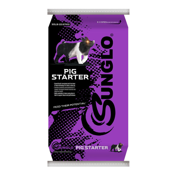 Sunglo Show Pig 803 Starter Feed The Mill Bel Air, Black Horse, Red