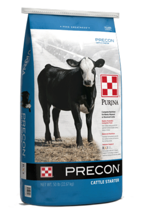Purina Precon Complete Cattle Feed bag