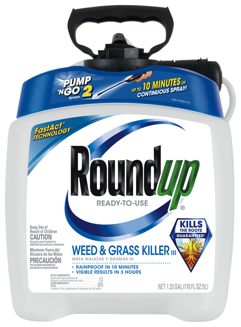 Roundup ready to use weed killer 1.33 gallons