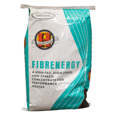 One 50 lb. bag of Hallway Fibrengery Horse Feed