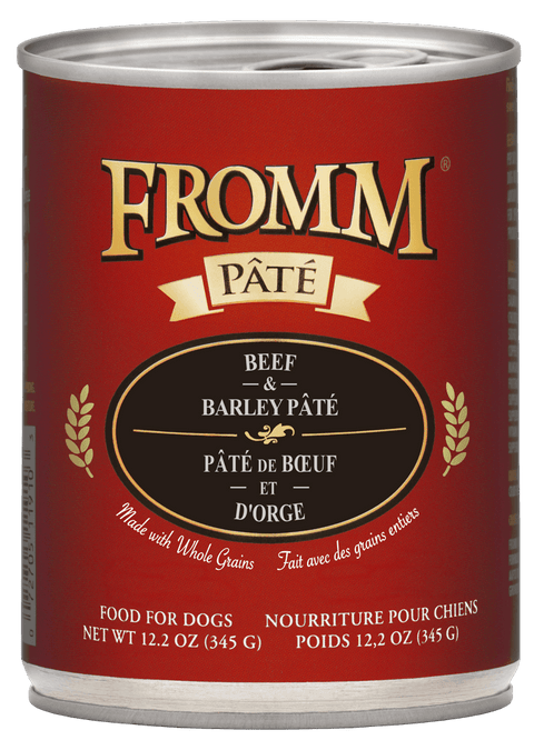 fromm beef and barley pate