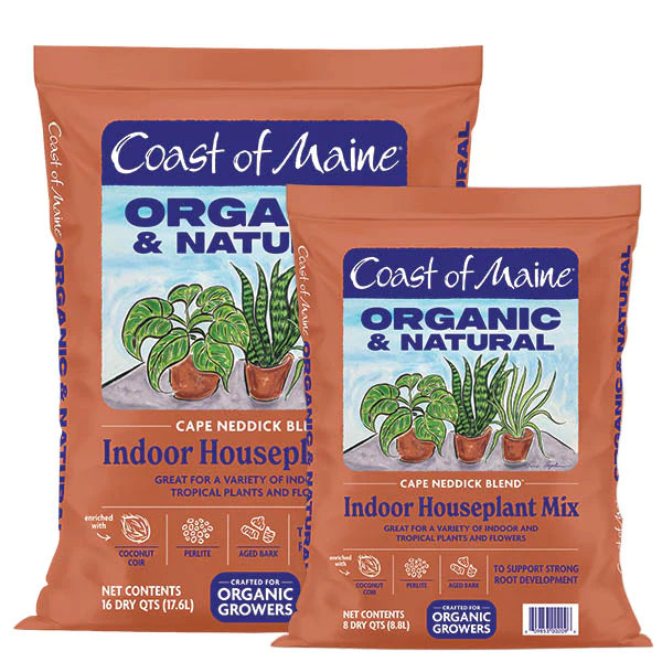 natural fertilizer for house plants Coast of Maine Indoor Houseplant Mix 16 QT