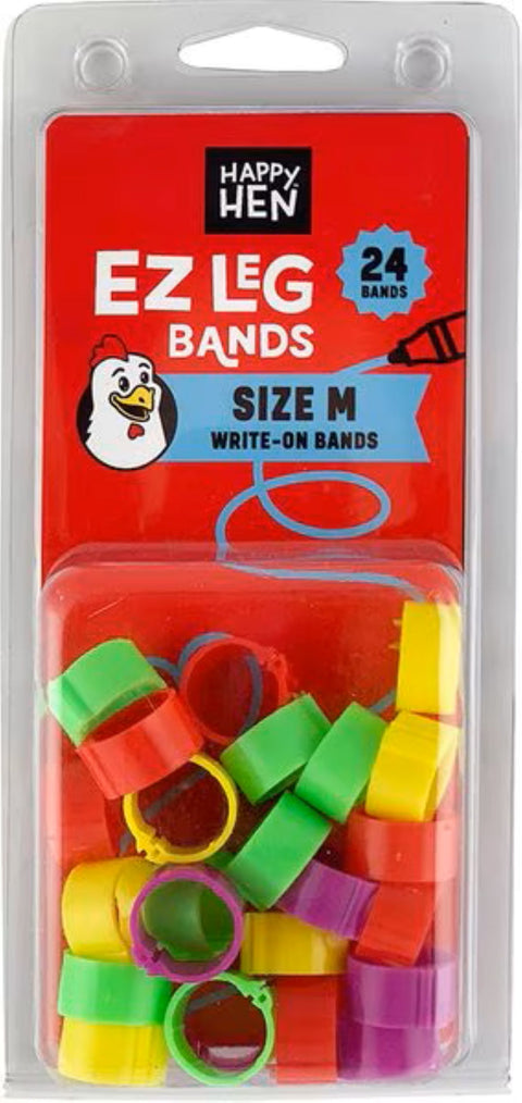Happy Hen EZ Poultry Leg Bands Multicolored