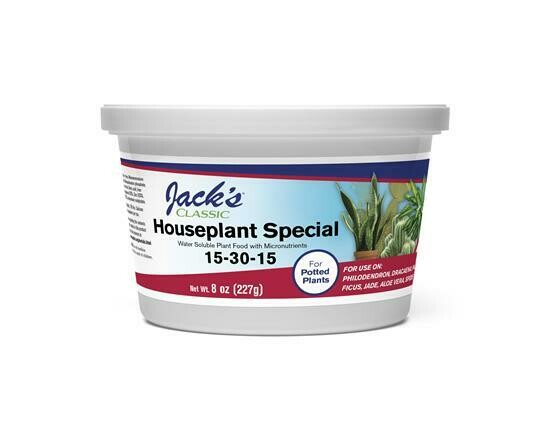 fertilizer for philodendron plants Jack's Classic 8oz 15-30-15 Houseplant Special Fertilizer