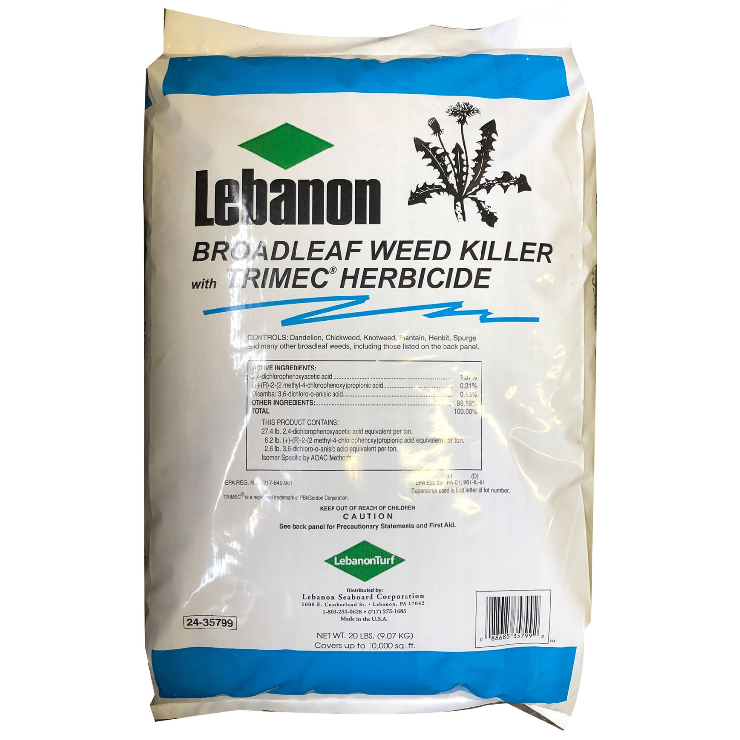 lebanon herbicide Lebanon Broadleaf Weed Killer w/ Trimec