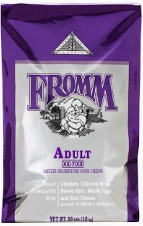 Bag of Fromm Adult Dog Food