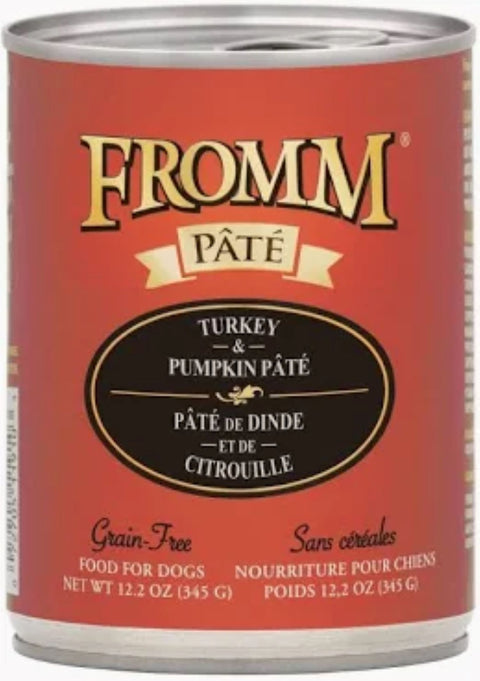 Fromm Turkey and Pumpkin Pate Canned Dog Food