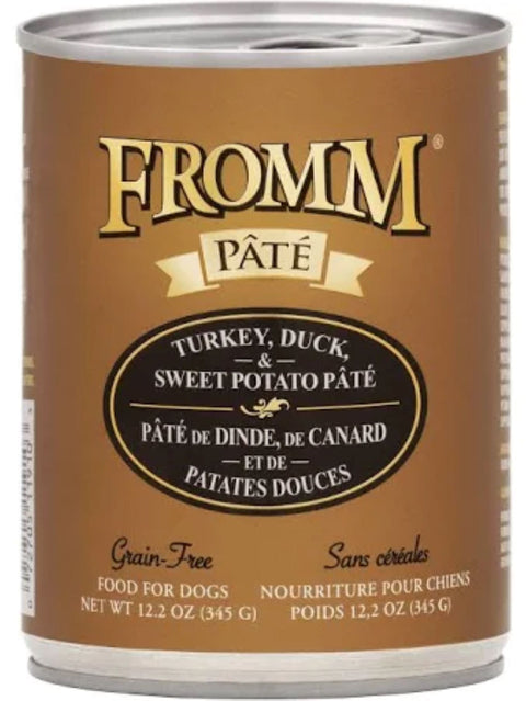 Fromm Turkey, Duck, and Sweet Potato Pate Canned Dog Food