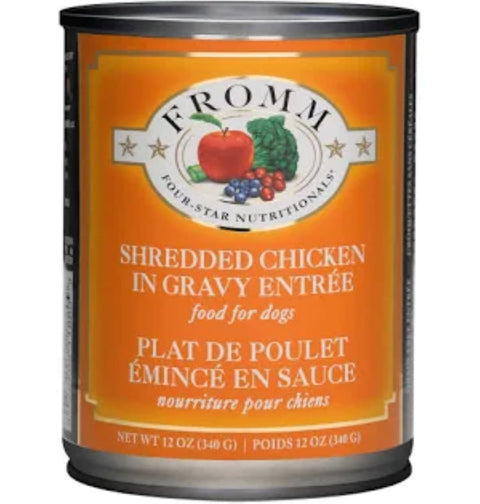 Fromm Shredded Chicken in Gravy Entree Canned Dog Food