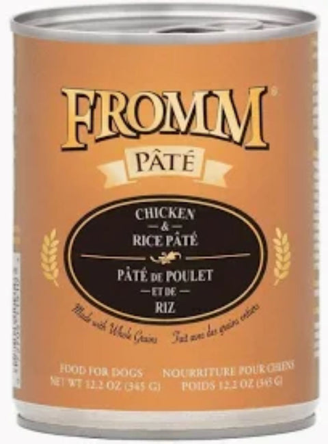 Fromm Chicken and Rice Pate Canned Dog Food