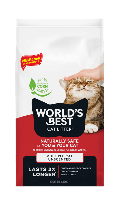 Worlds Best Cat litter Unscented multi cat