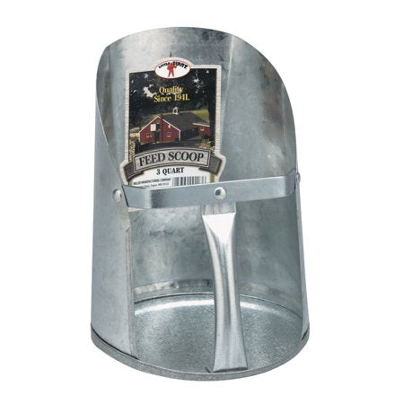 Little Giant 3 Quart Galvanized Feed Scoop