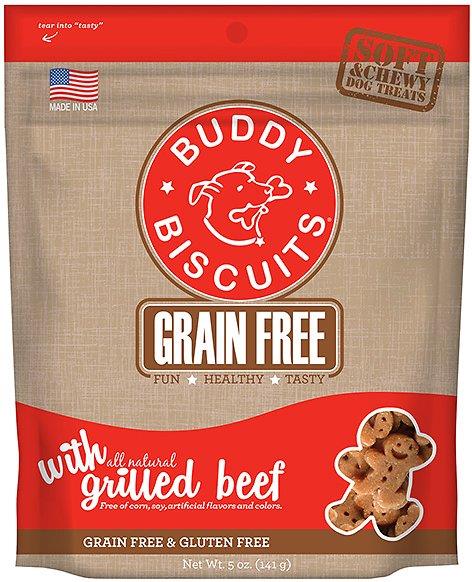 Buddy Biscuits Grilled Beef Soft and Chewy Dog Treats