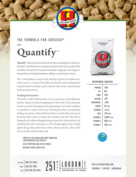 Hallway Quantify Bag Label