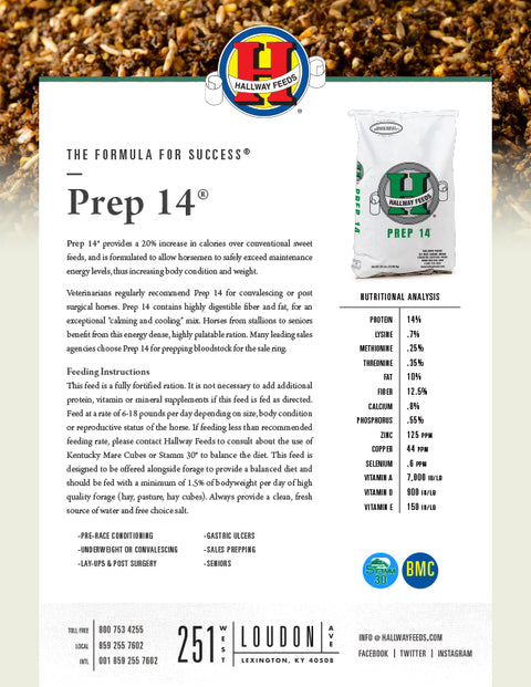 Hallway Prep 14 Bag Label