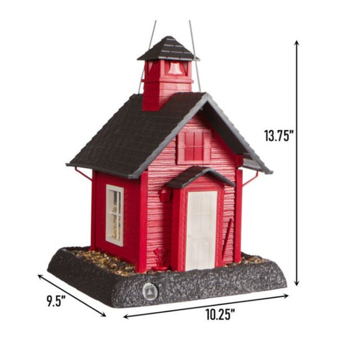Village School House Bird Feeder