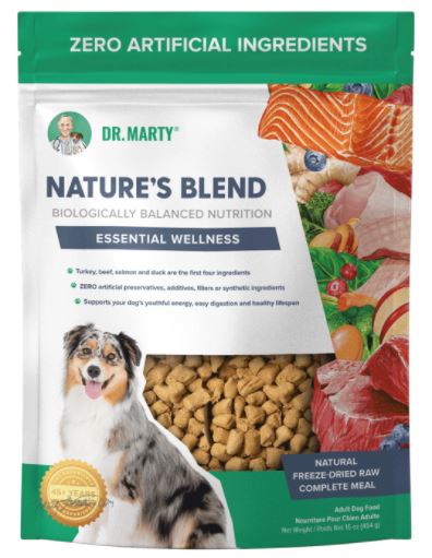 Dr. Marty Nature's Blend Essential Wellness Freeze-Dried Raw Dog Food