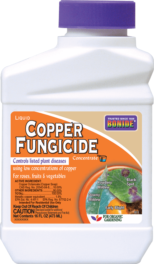 copper fungicide garden spray Bonide 16 oz. Liquid Concentrate Copper Fungicide