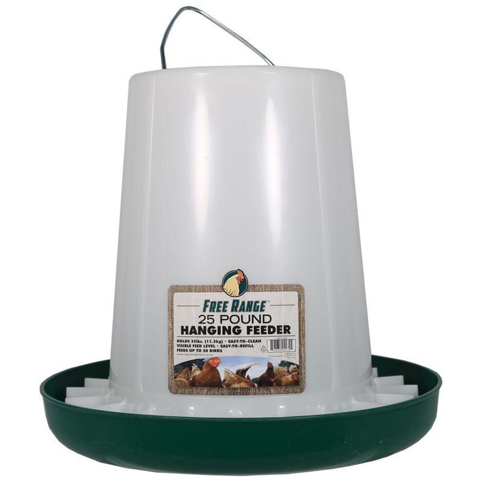 Chicken Feeders Hen's Choice 11 LB Poultry Feeder, Twist Lock Base