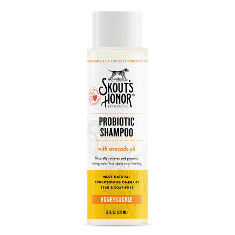 Skouts Honor probiotic dog shampoo