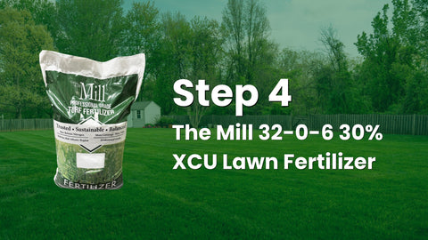 Step 4 of The Mill's 4-Step Lawn Care Program: Fall Feeding for a Stronger Spring