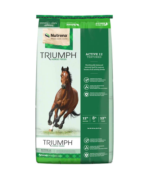 Nutrena Triumph Active 12 Textured Horse Feed