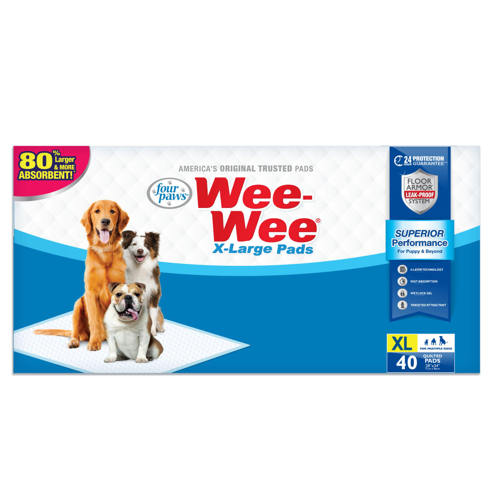 Wee-Wee® Superior Performance X-Large Dog Pee Pads – 28 in | The Mill