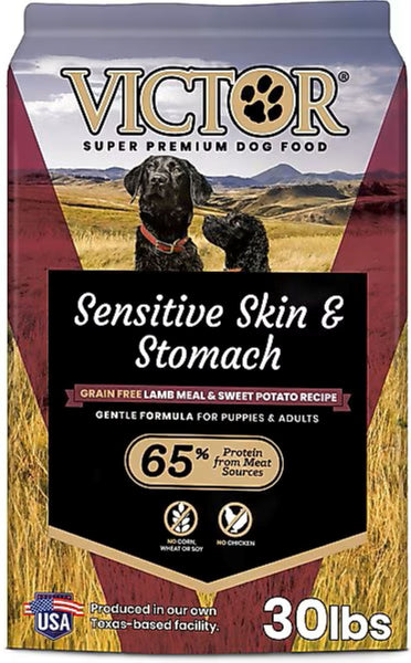 Victor Grain Free Lamb Meal & Sweet Potato Dog Food 30lb