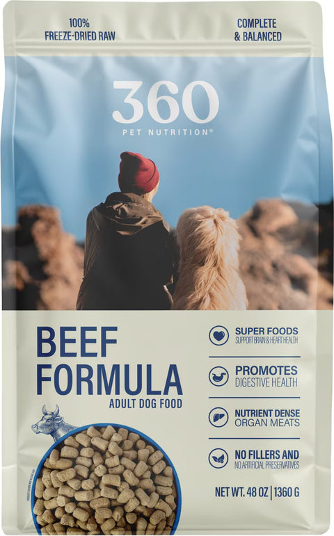 360 Pet Nutrition Beef Complete Meal – 48 oz